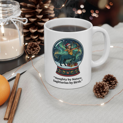 Sagittarius Christmas Ceramic Mug (11oz & 15oz)