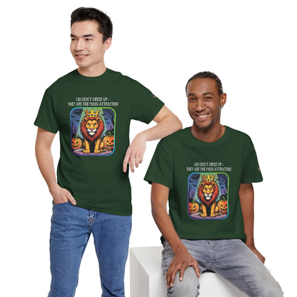 Leo Halloween Heavy Cotton Tee - Perfect for Men, Everyday Wear, Halloween Costume Alternative, Leo Gift