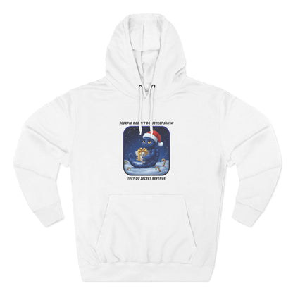 Scorpio Christmas-Themed Three Panel Fleece Hoodie