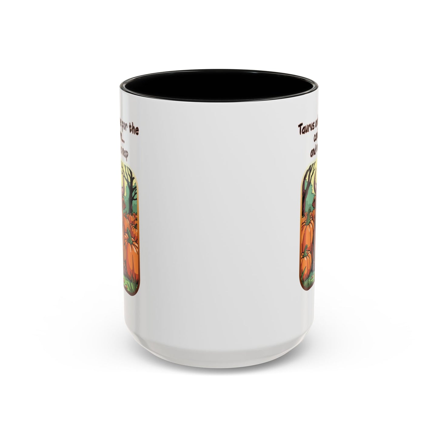 Halloween-Themed Taurus Coffee Mug - Fun Zodiac Mug, Taurus Gift, Halloween Decor, Unique Drinkware, Funny Coffee Cup