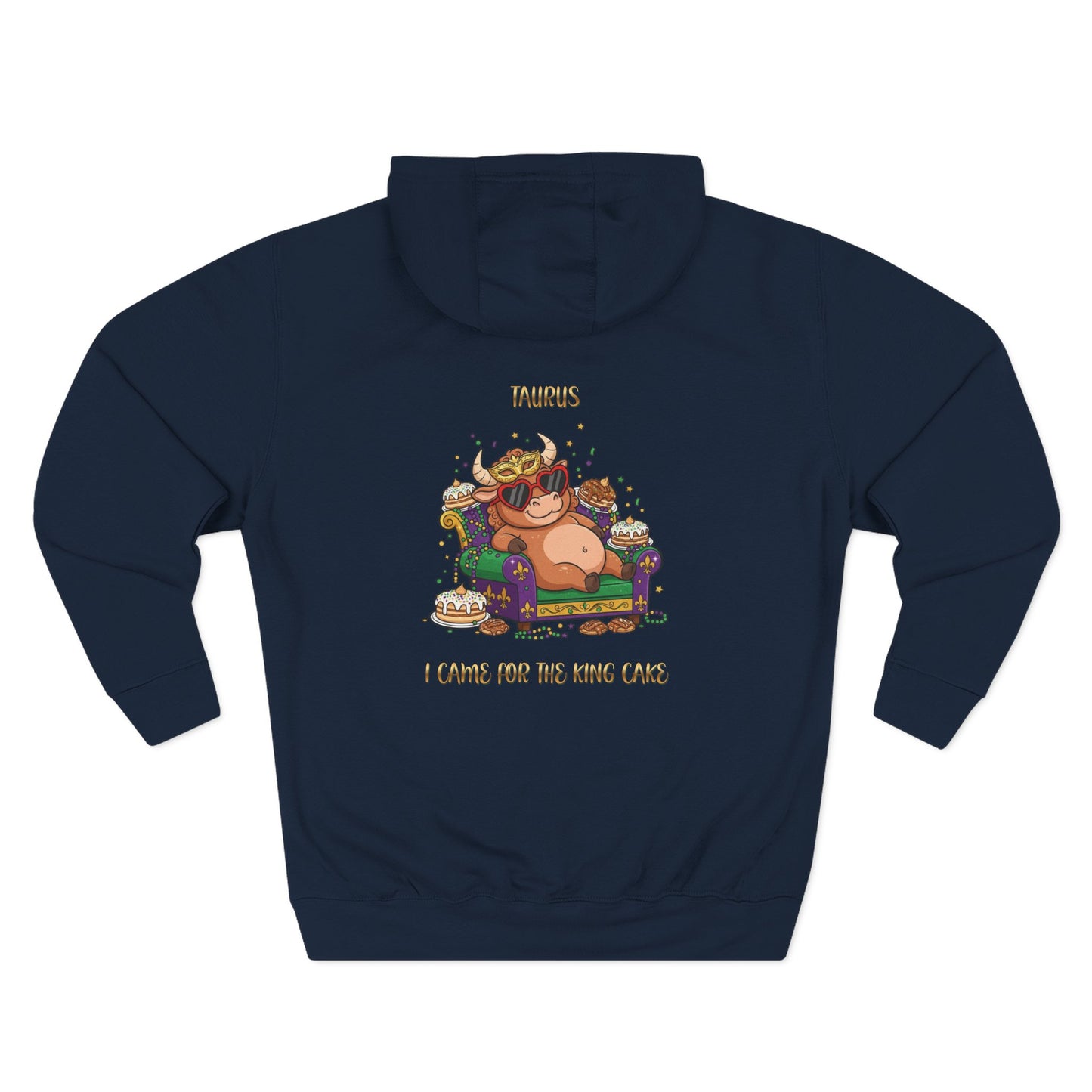 Taurus Mardi Gras Three-Panel Fleece Hoodie