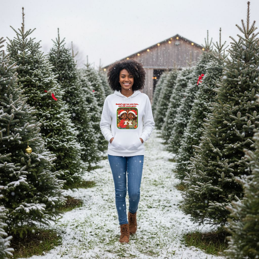 Gemini Christmas-Themed Three Panel Fleece Hoodie #4