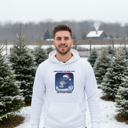 Scorpio Christmas-Themed Three Panel Fleece Hoodie