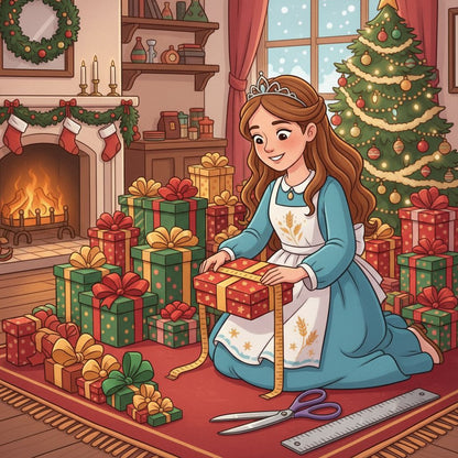 Virgo Christmas-Themed Three Panel Fleece Hoodie