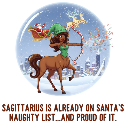 Sagittarius Christmas Desk Mat