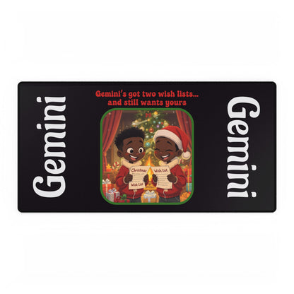Gemini Christmas Desk Mat