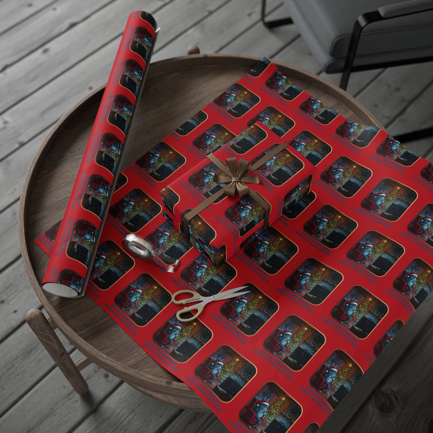 Pisces Christmas Gift Wrap