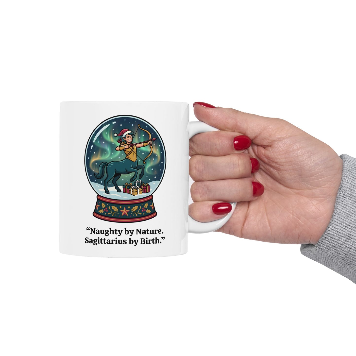 Sagittarius Christmas Ceramic Mug (11oz & 15oz)