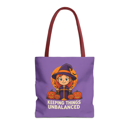 Libra Halloween Tote Bag, Libra Tote, Halloween Party Accessory, Gift for Libra, Halloween Decor