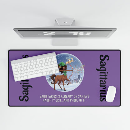 Sagittarius Christmas Desk Mat