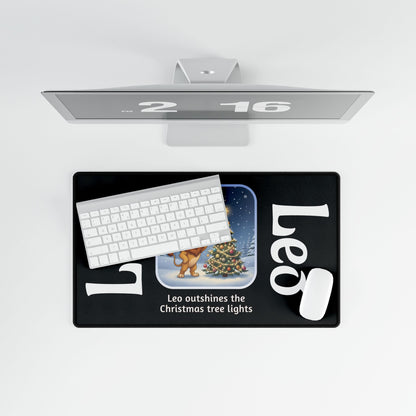 Leo Christmas Desk Mat