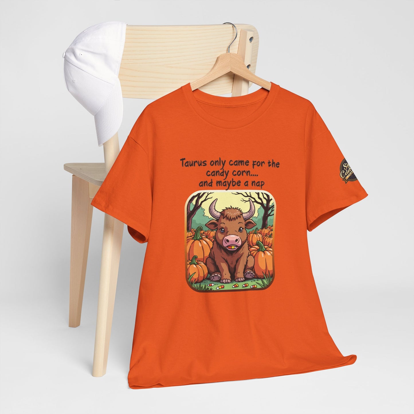 Taurus Halloween Heavy Cotton Tee for Men