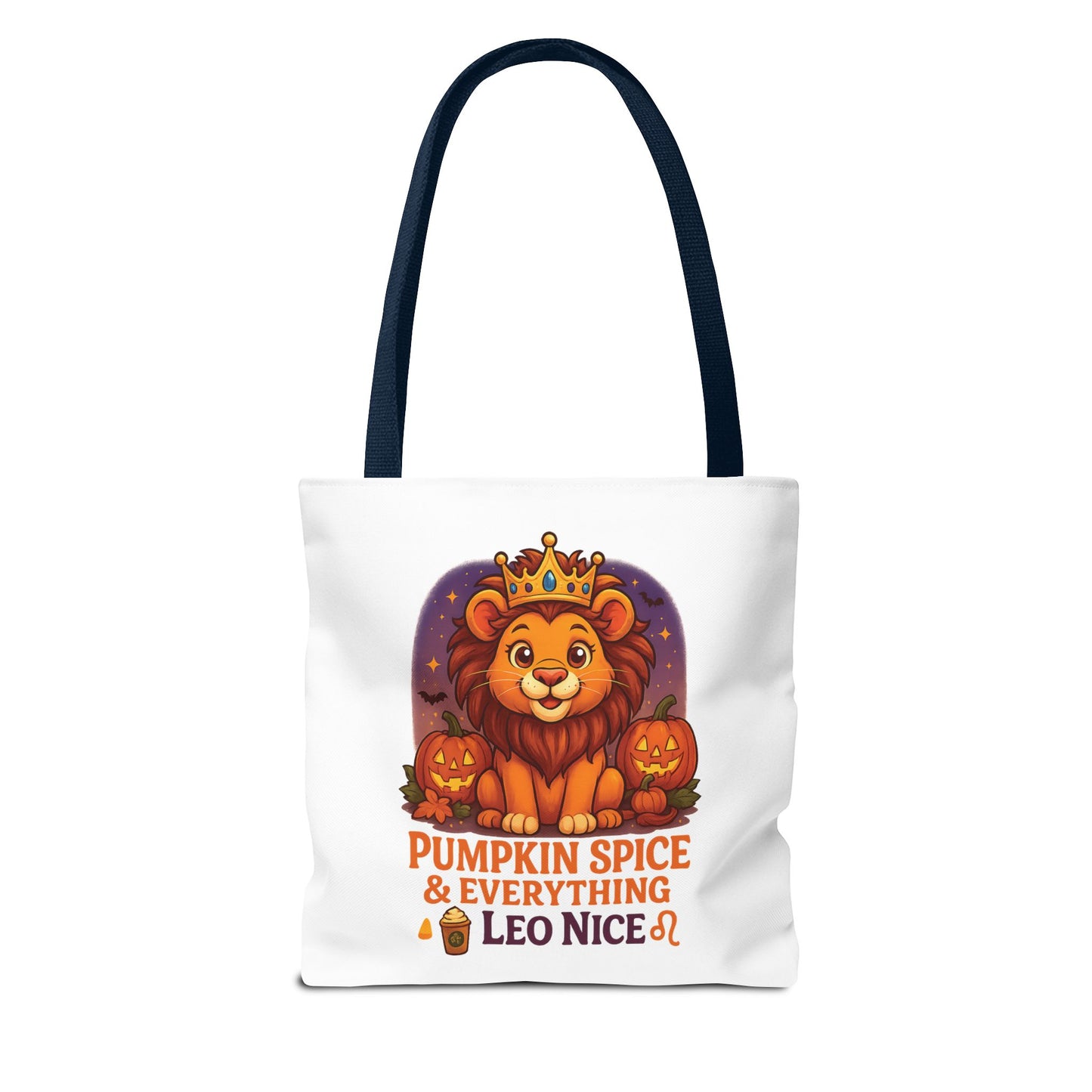 Leo Halloween Tote Bag, Leo Tote, Halloween Party Accessory, Gift for Leo,  Halloween Decor