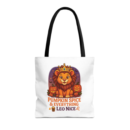 Leo Halloween Tote Bag, Leo Tote, Halloween Party Accessory, Gift for Leo,  Halloween Decor