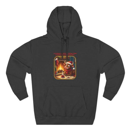 Taurus Christmas-Themed Three Panel Fleece Hoodie for Him