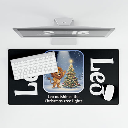 Leo Christmas Desk Mat