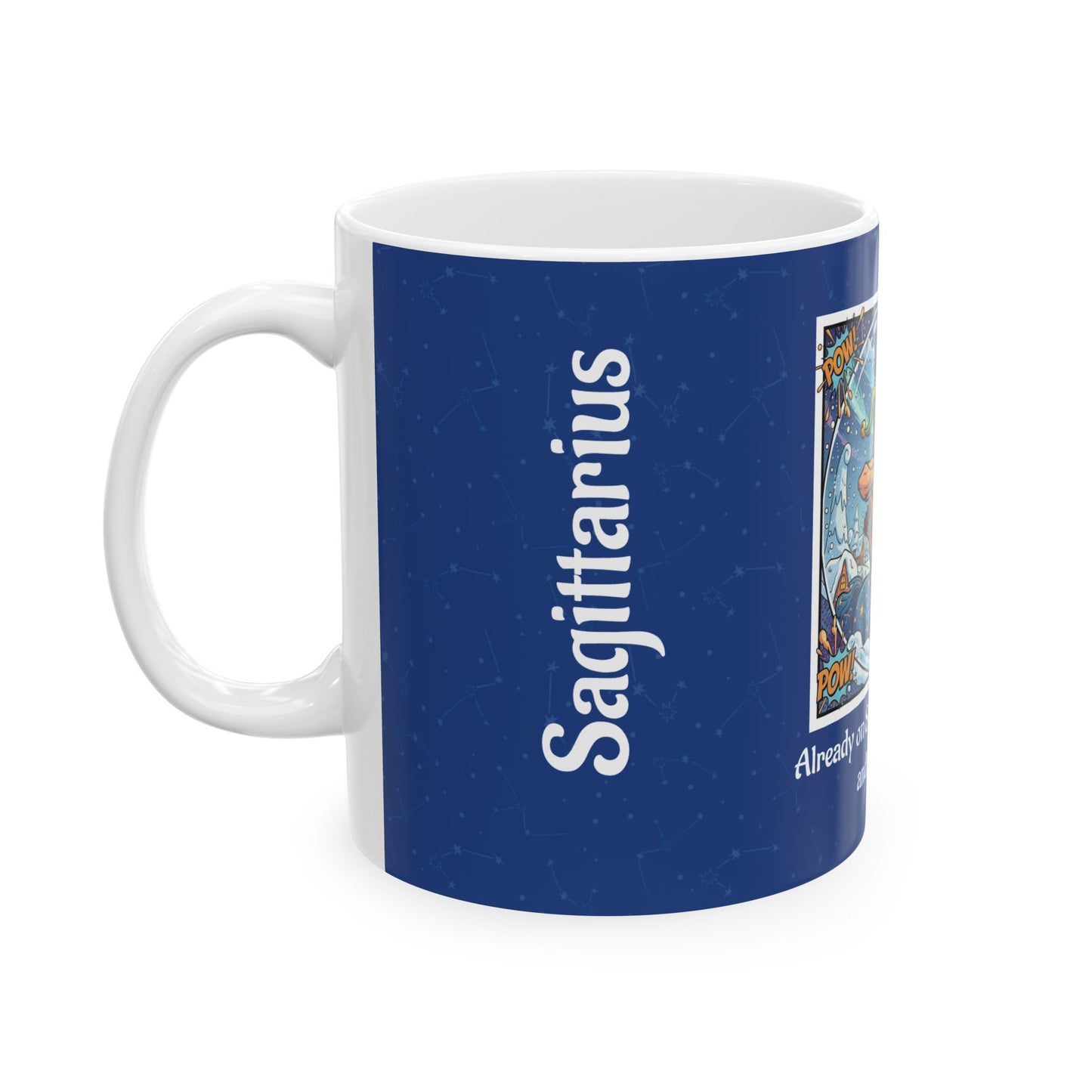Sagittarius Funny Christmas Mug
