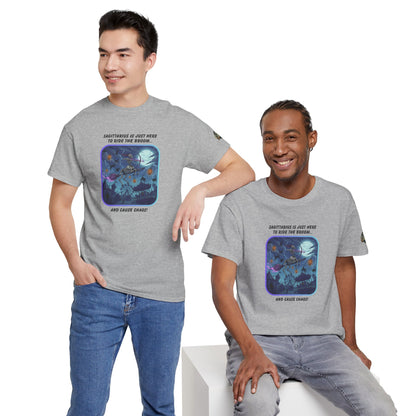 Sagittarius Halloween Graphic Tee for Men