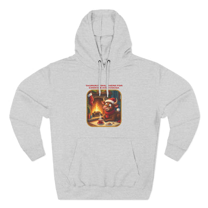 Taurus Christmas-Themed Three Panel Fleece Hoodie for Him