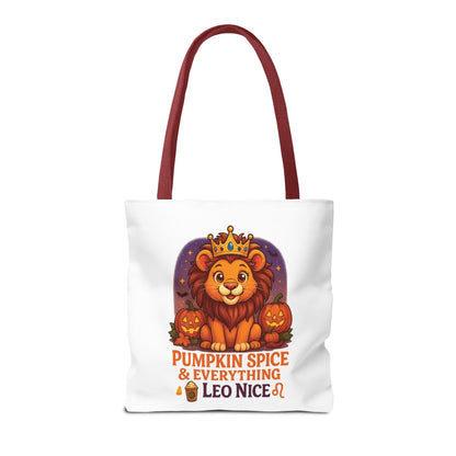 Leo Halloween Tote Bag, Leo Tote, Halloween Party Accessory, Gift for Leo,  Halloween Decor