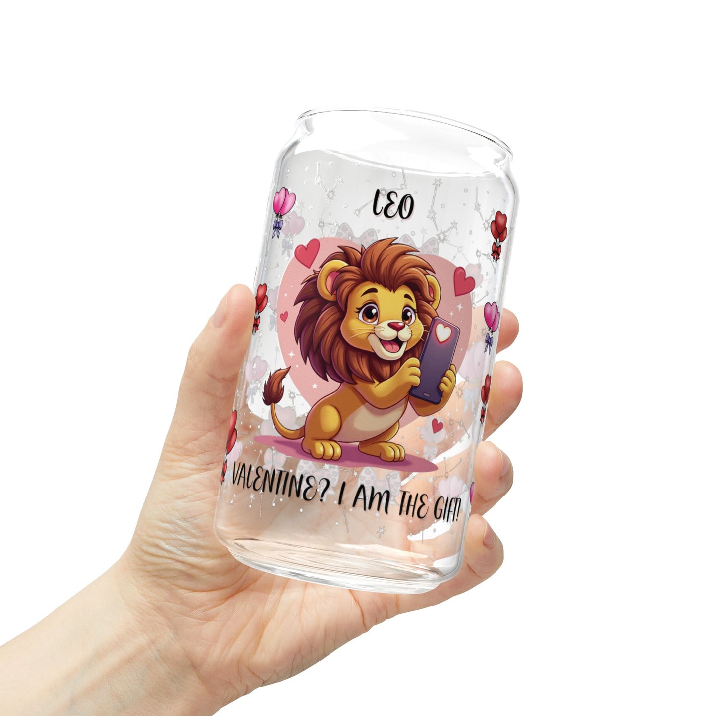 Leo Zodiac Sipper Glass - 16oz