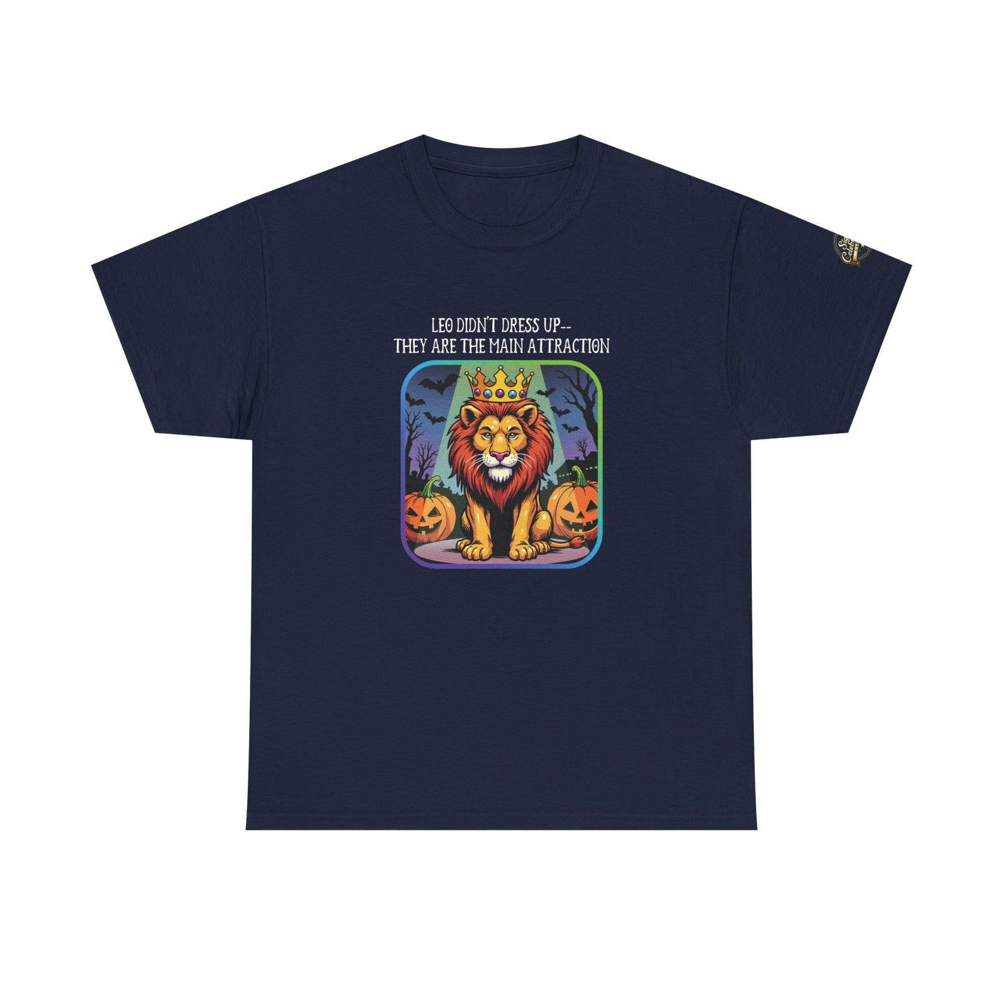 Leo Halloween Heavy Cotton Tee - Perfect for Men, Everyday Wear, Halloween Costume Alternative, Leo Gift