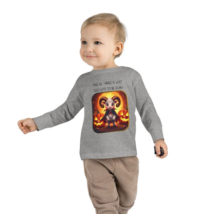 Aries Halloween Long Sleeve Tee for Toddlers