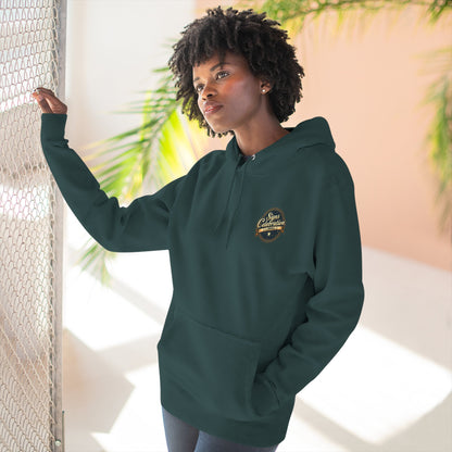 Libra Christmas-Themed Three Panel Fleece Hoodie for Her