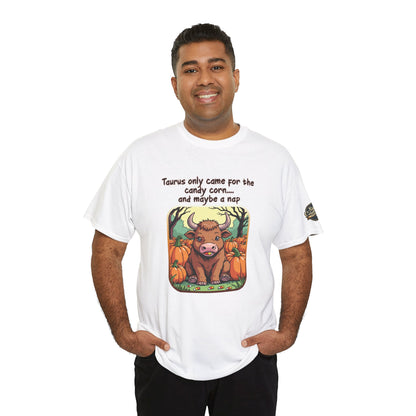 Taurus Halloween Heavy Cotton Tee for Men