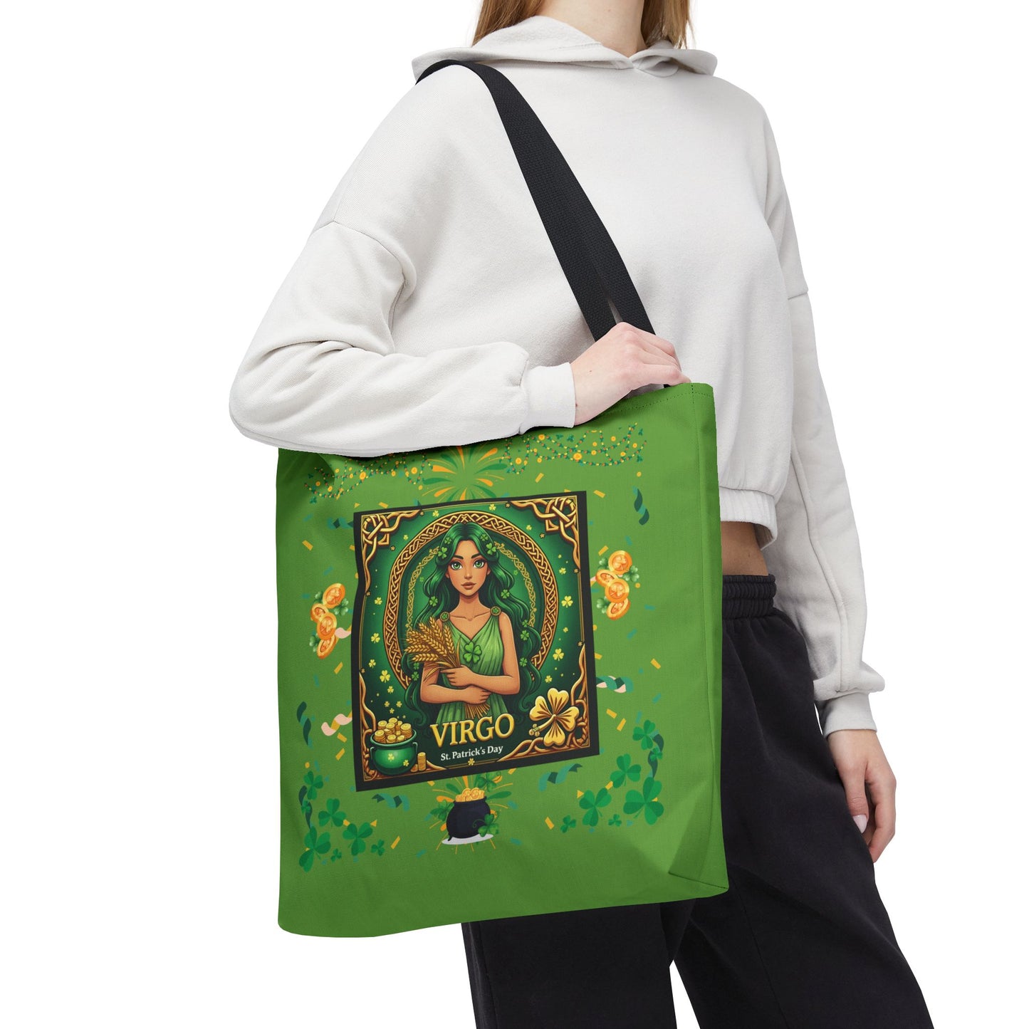 Virgo St. Patrick's Day Tote Bag