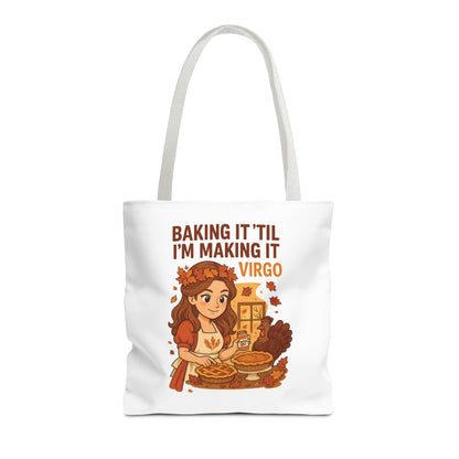 Virgo Thanksgiving-Themed Tote Bag