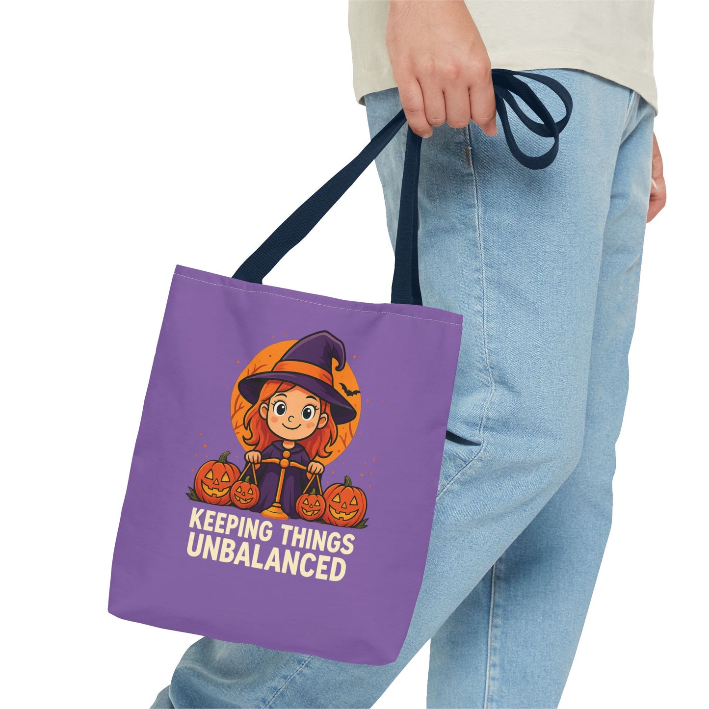 Libra Halloween Tote Bag, Libra Tote, Halloween Party Accessory, Gift for Libra, Halloween Decor
