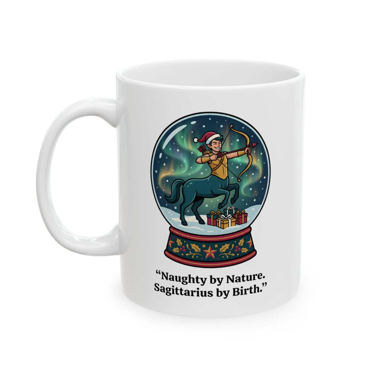 Sagittarius Christmas Ceramic Mug (11oz & 15oz)