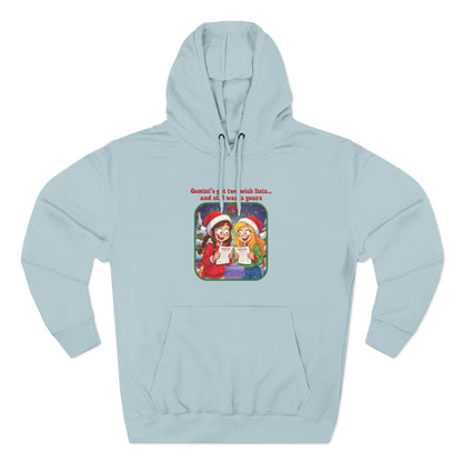 Gemini Christmas-Themed Three Panel Fleece Hoodie #2