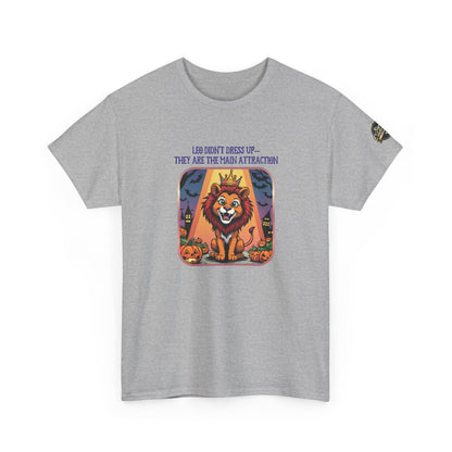 Leo Halloween Graphic Tee for Women, Astrology Shirt, Zodiac Apparel, Funny Halloween Gift