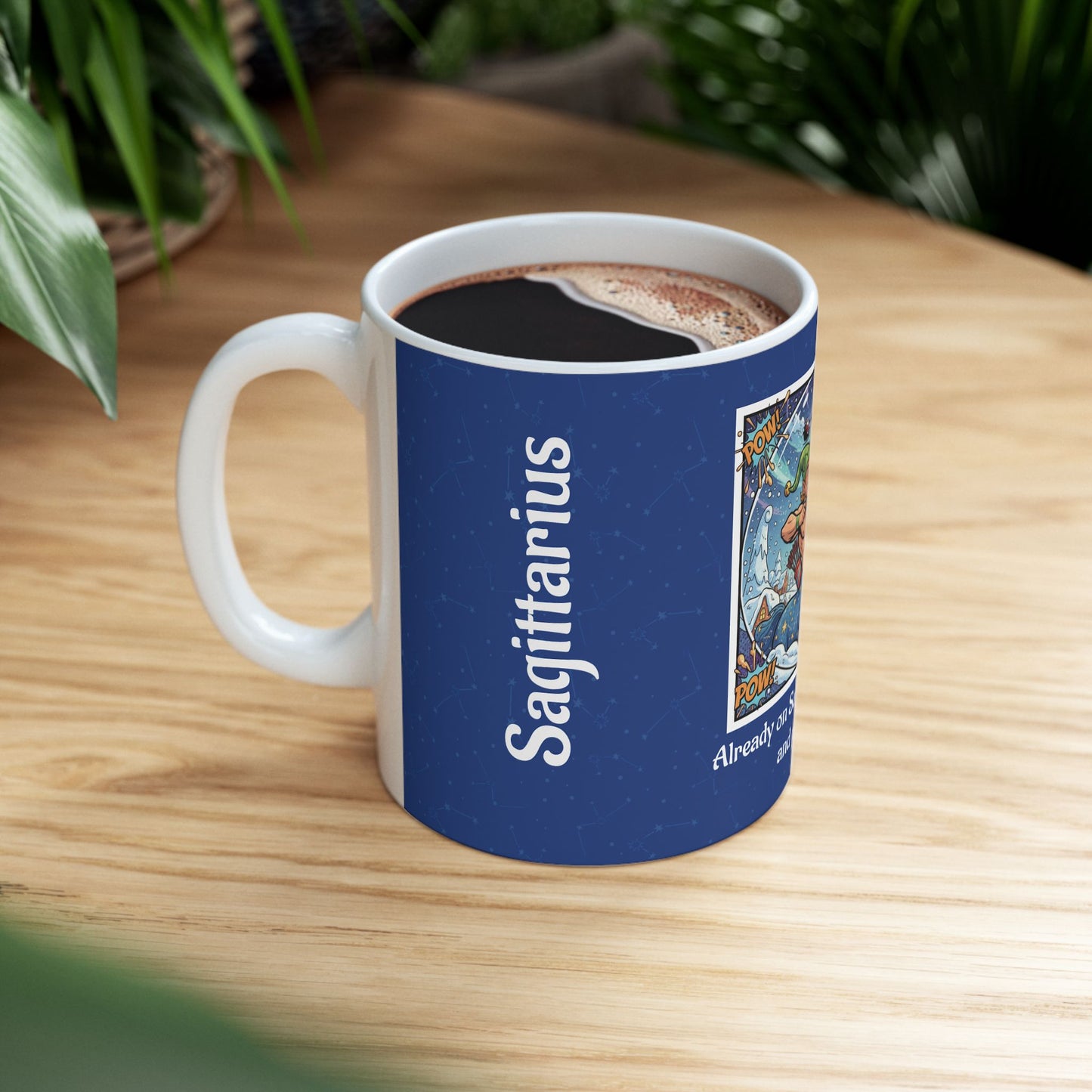 Sagittarius Funny Christmas Mug