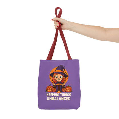 Libra Halloween Tote Bag, Libra Tote, Halloween Party Accessory, Gift for Libra, Halloween Decor