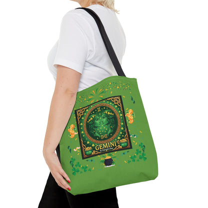 Gemini St. Patrick's Day-Themed Tote Bag