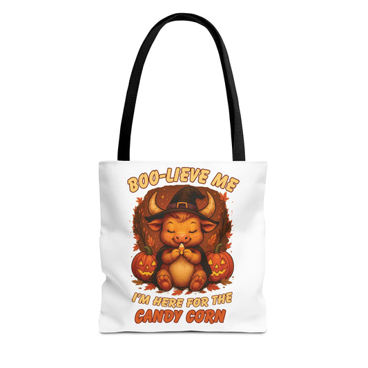 Taurus Halloween Boo-Lieve Me Tote Bag