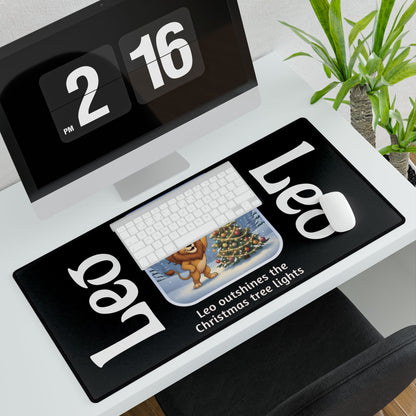 Leo Christmas Desk Mat