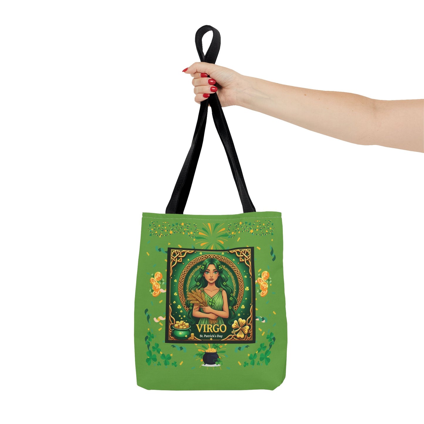 Virgo St. Patrick's Day Tote Bag