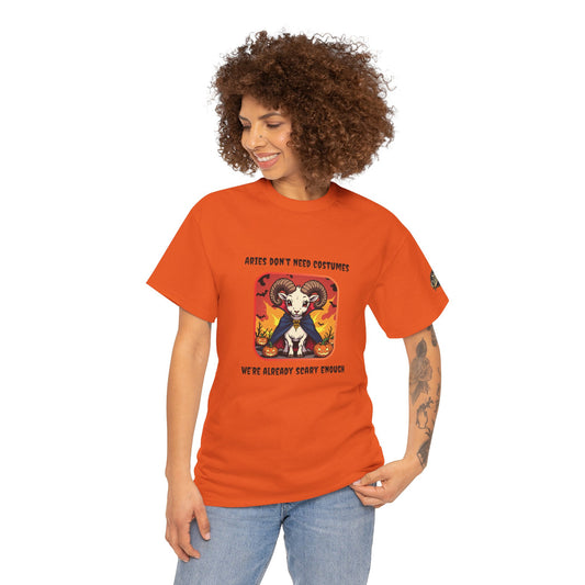 Aries Halloween Graphic Tee for Women