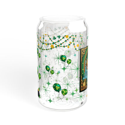 Aquarius Sipper Glass 16oz – St. Patrick's Day Design