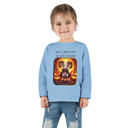 Aries Halloween Long Sleeve Tee for Toddlers