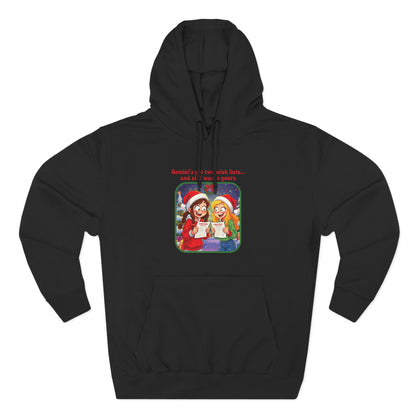 Gemini Christmas-Themed Three Panel Fleece Hoodie #2