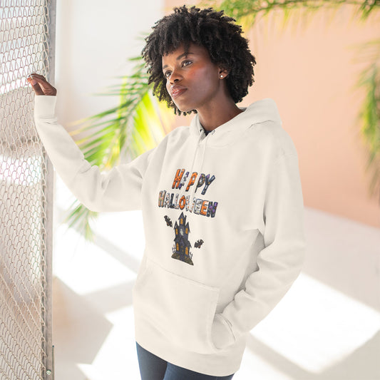 Halloween Patchwork Unisex Fleece Hoodie