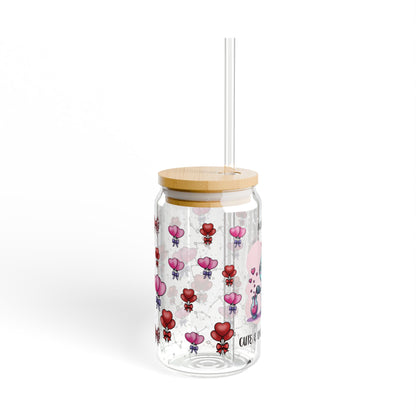 Aquarius Zodiac Sipper Glass - 16oz