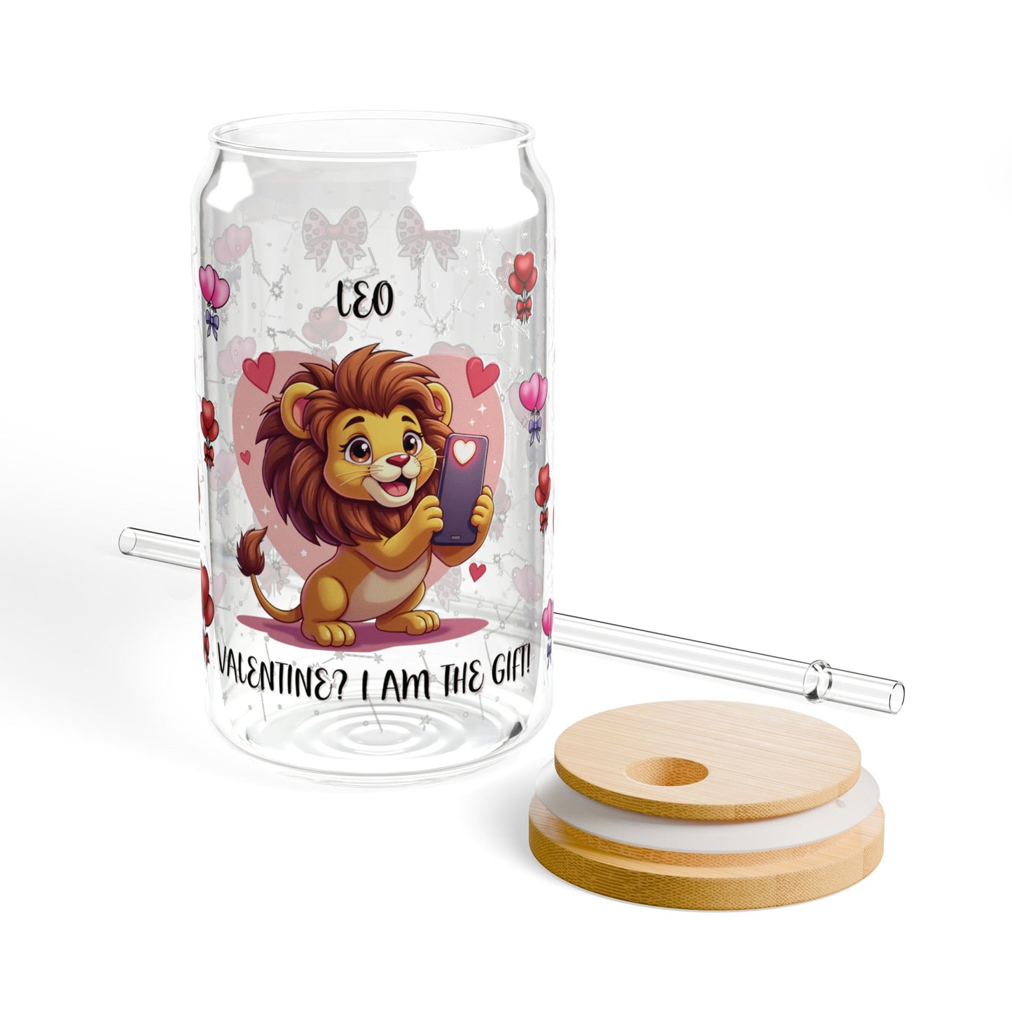 Leo Zodiac Sipper Glass - 16oz