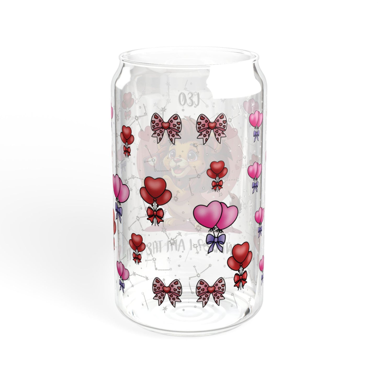 Leo Zodiac Sipper Glass - 16oz