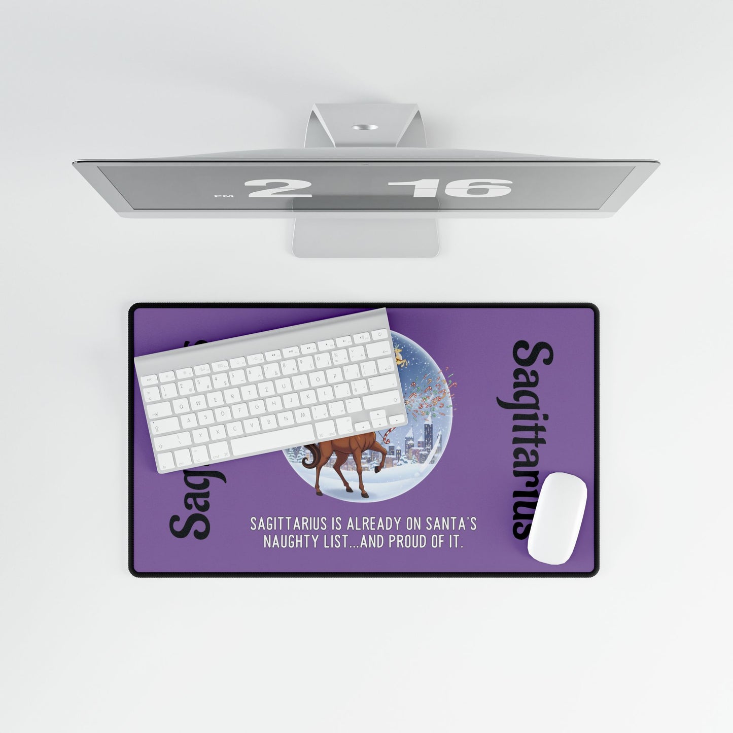 Sagittarius Christmas Desk Mat
